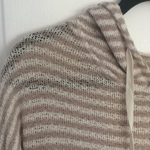 tan and cream striped sweater - Picture 2 of 2